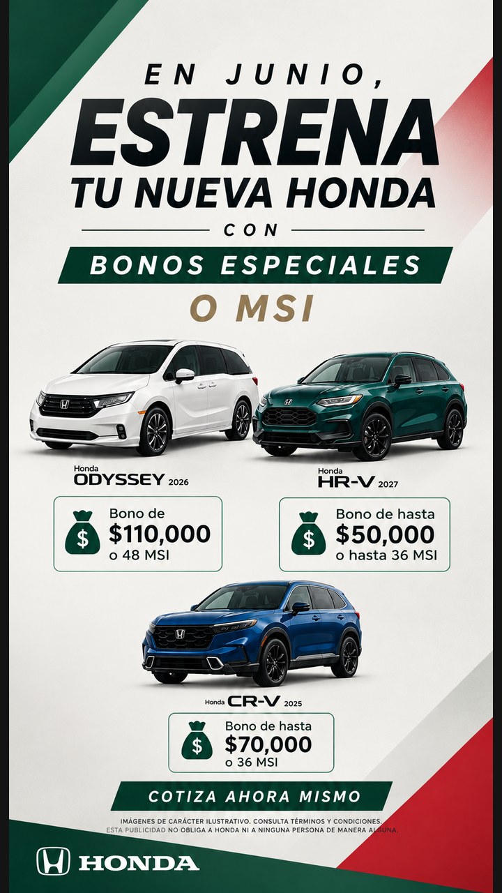 Diseño publicitario - Honda